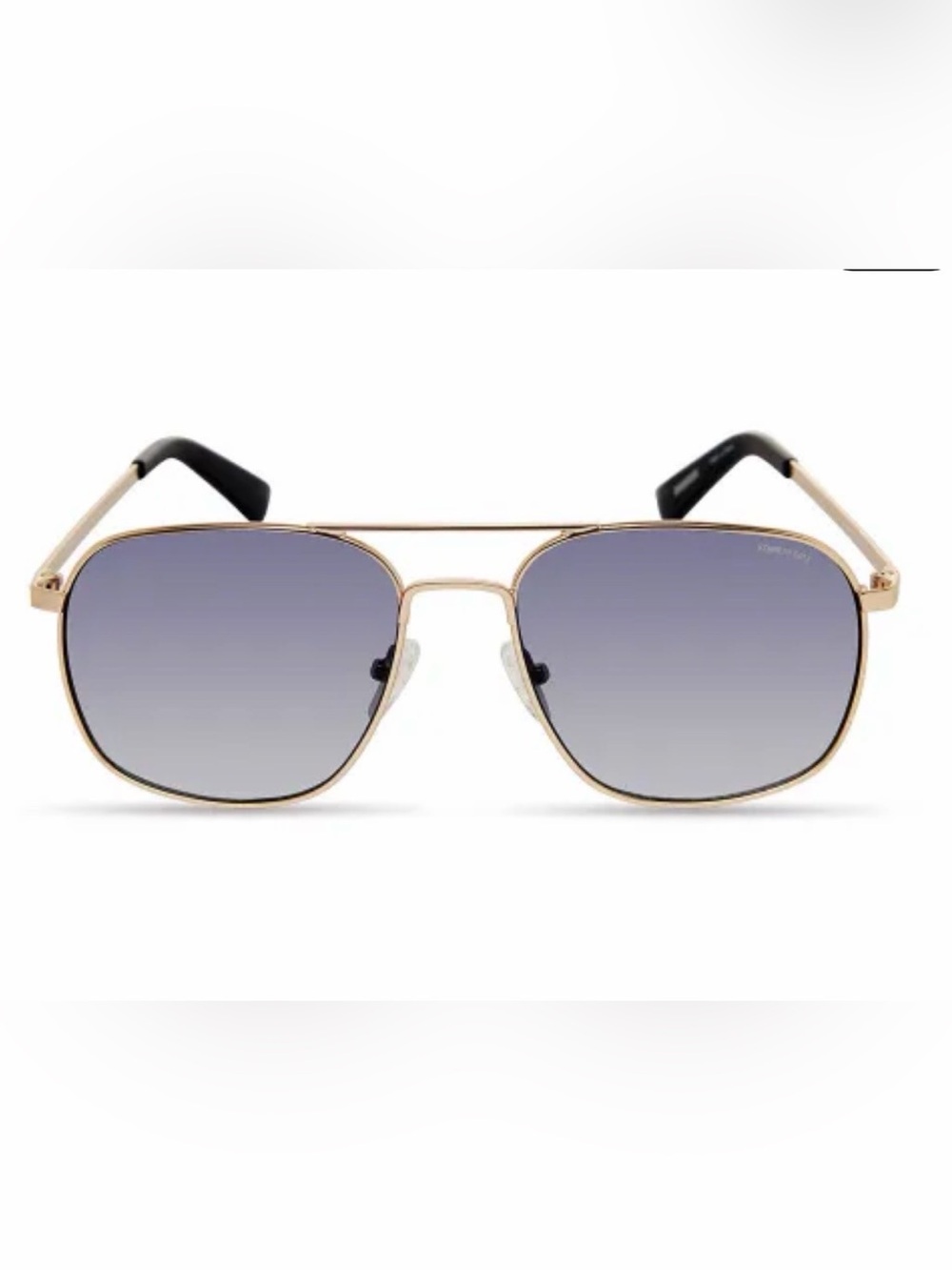 Kenneth Cole Gold Frame Gradient Blue Aviator Sunglasses - Men’s (AA8)